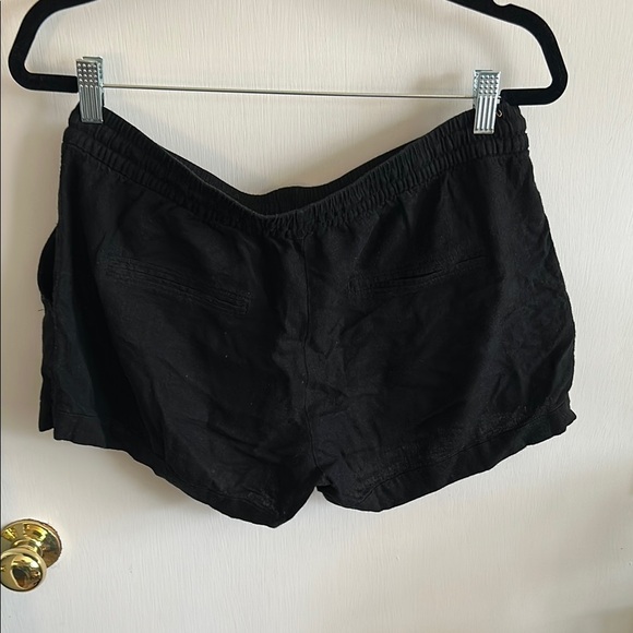Women's Black Casual Shorts - Picture 3 of 4